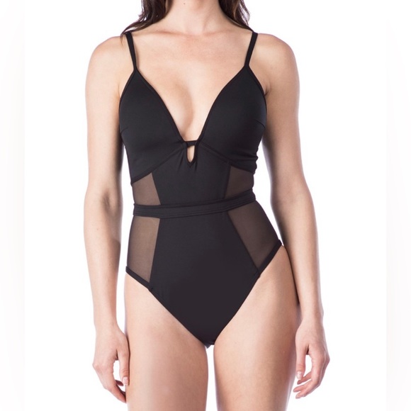 Kenneth Cole New York Other - LOWEST PRICE Kenneth Cole Black One Piece with sheer sides size L